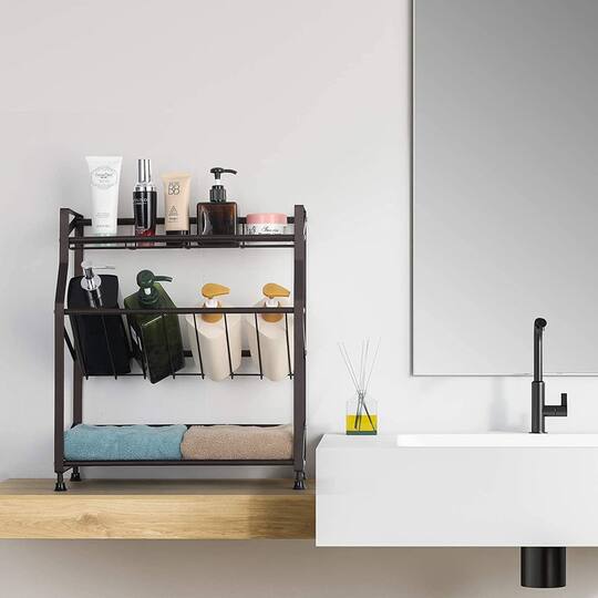 NEX™ 3-Tier Freestanding Metal Spice Rack Organizer